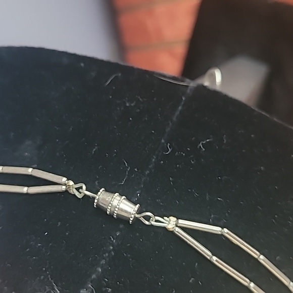 Sterling & Gemstone Statement Necklace - Picture 15 of 15